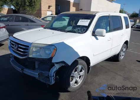 2013 Honda Pilot Ex-L z USA, uszkodzony, nr VIN 5FNYF3H5XDB033100